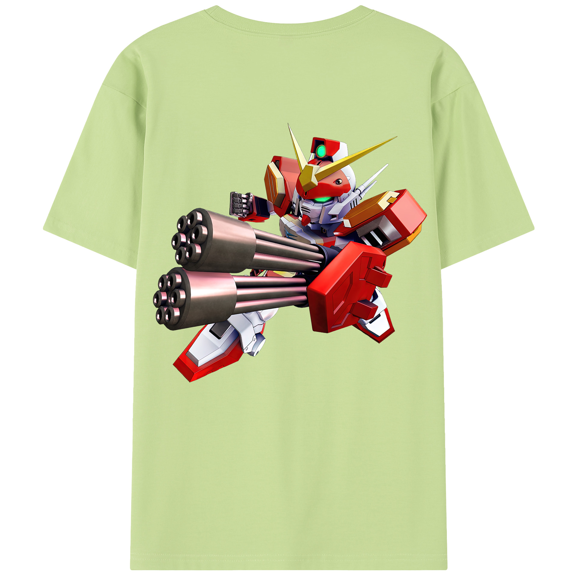 （画像用） 機動戦士ガンダム Mobile Suit Gundam 綿100％半袖Tシャツ（背面プリント）